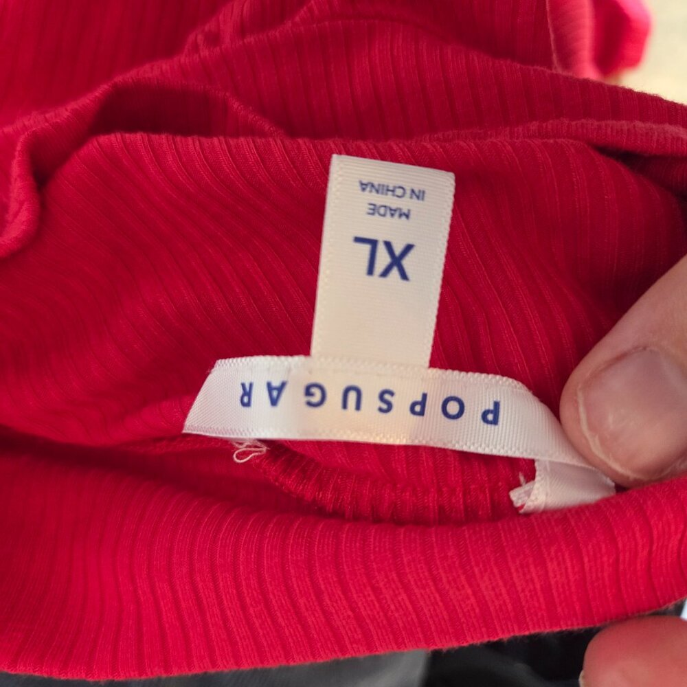 Mockneck Ribbed Top - Picture 3 of 4